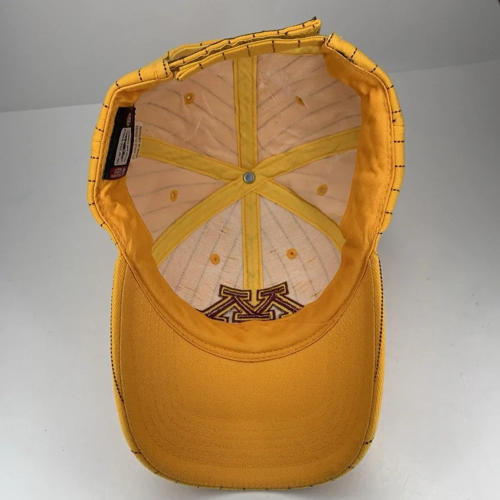 Minnesota Golden Gophers Hat Striped Adjustable Baseball Cap TOW